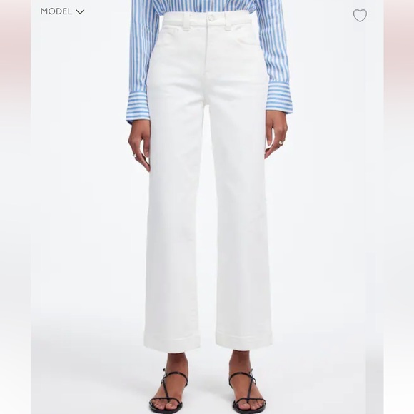 Madewell The Perfect Vintage Wide-Leg Crop Jean - Picture 2 of 7